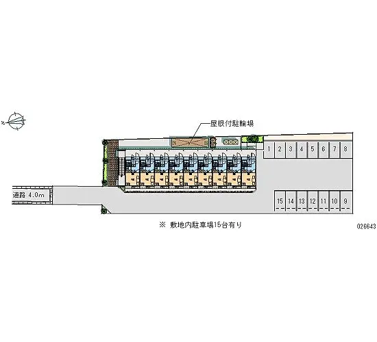 ★手数料０円★岡山市中区関　月極駐車場（LP）